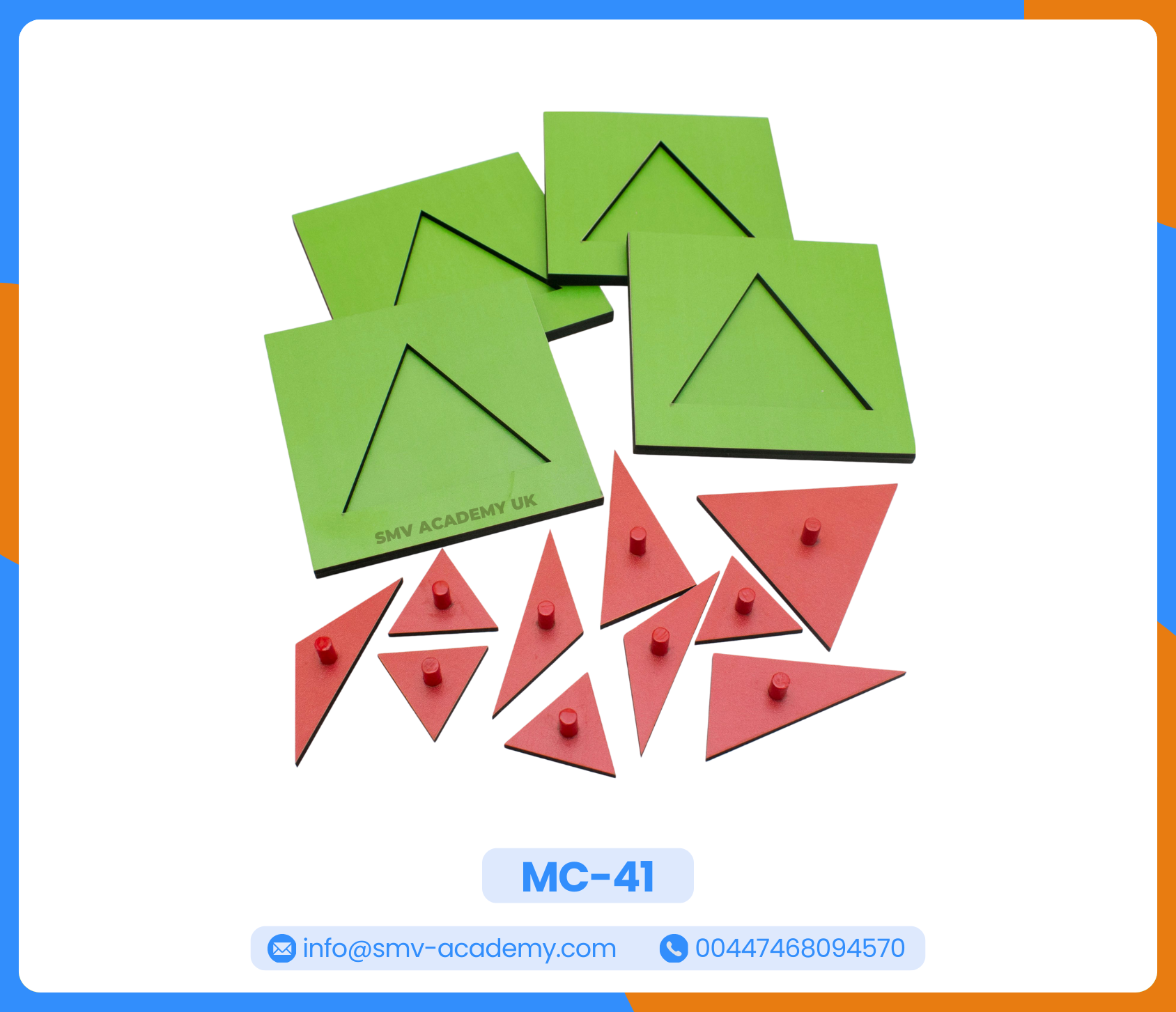 كسور المثلث - Wooden Triangle Fractions